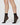 CALCETINES TRANSPARENTES CON ESTAMPADO DE RAYAS VERTICALES CAROL