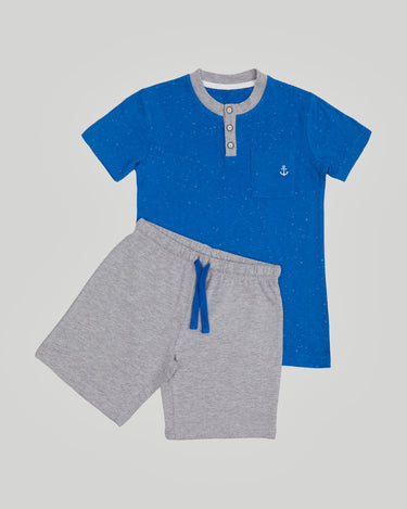 KURZER PYJAMAS AUS BAUMWOLL-GUAVE
