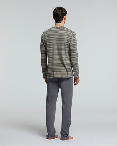 PIGIAMA LUNGO COTONE INTERLOCK NEBBIOLO