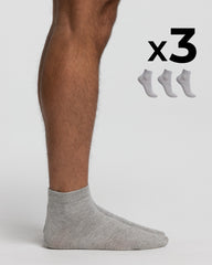 Chaussettes vélo coton x3 Homme
