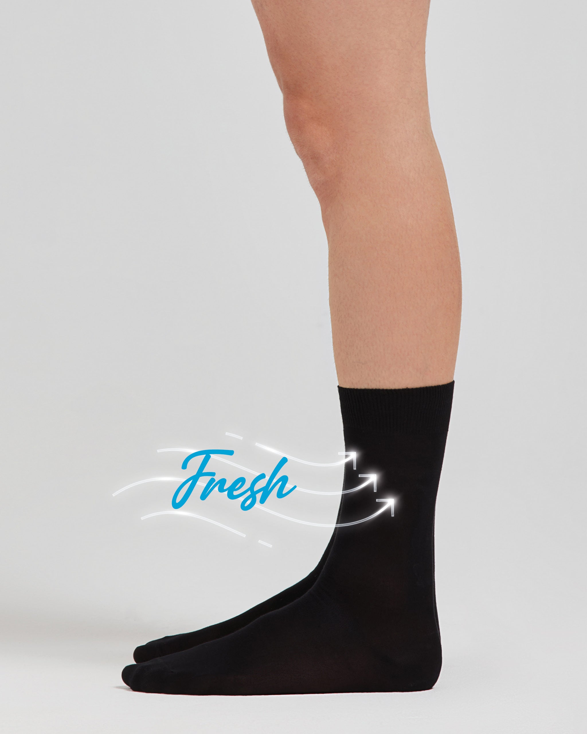 Soft Fresh Viscose Short Sock X2