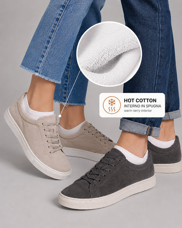 Minicalza cotone con interno soft spugna unisex