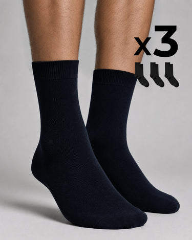 Calza corta piquet x3