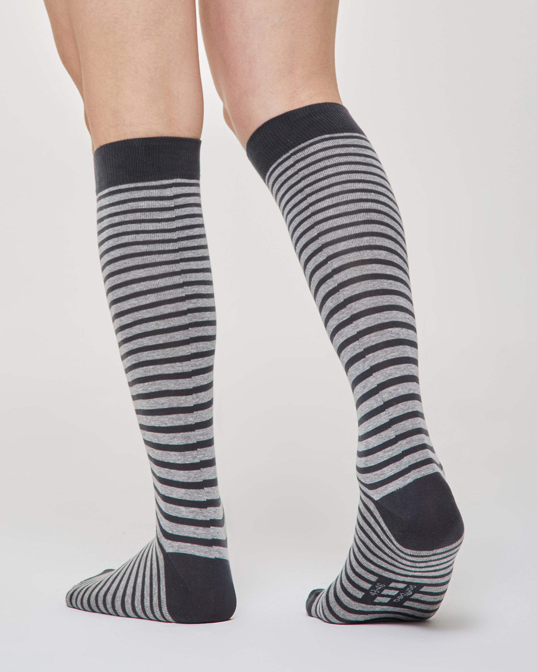 Ferdinand cotton long sock with stripes