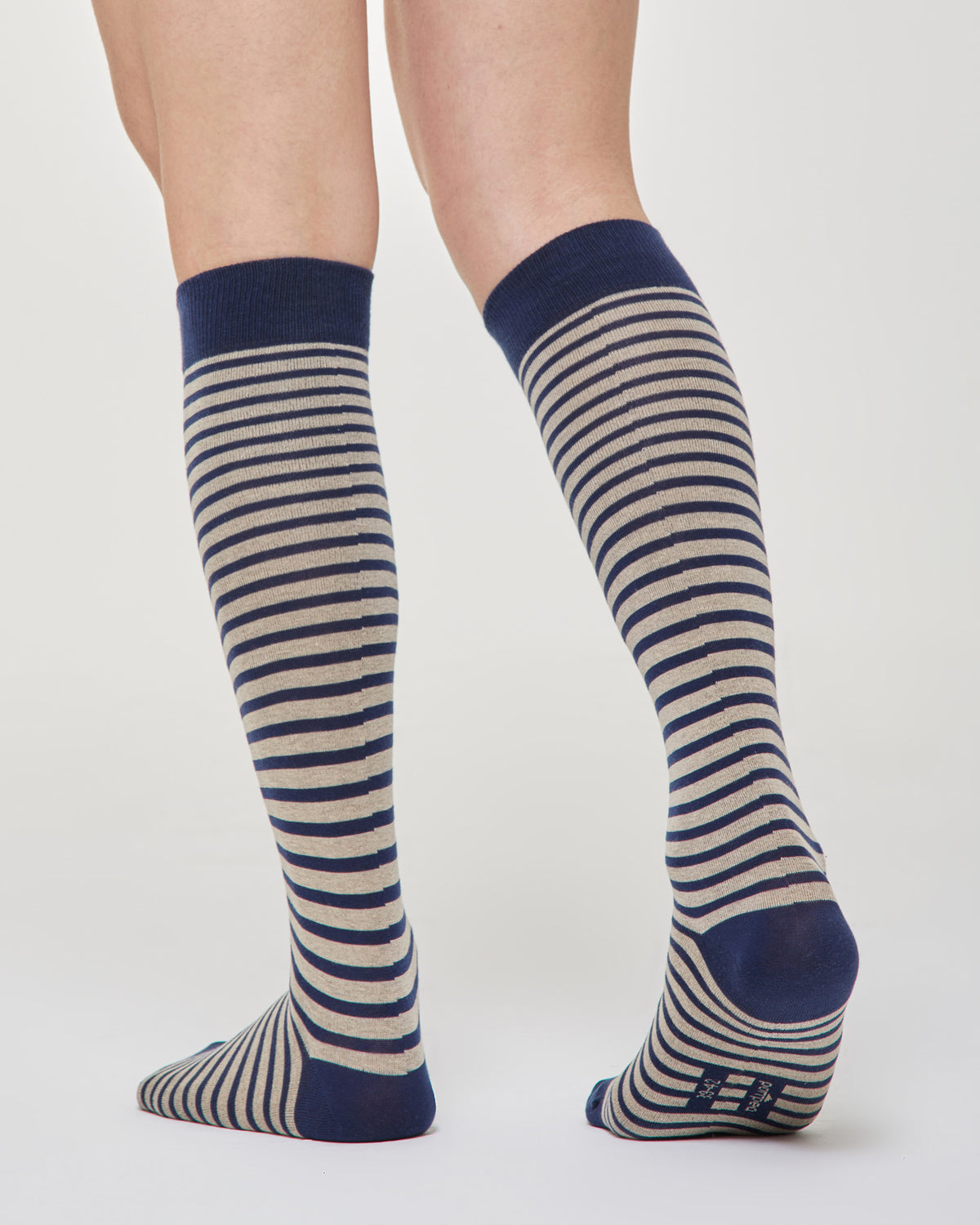Gestreifte lange Socken aus Baumwolle von Ferdinando