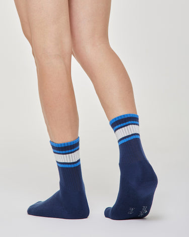 Calza tennis Yuri cotone a righe