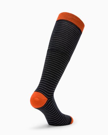 Lange warme Baumwollstrumpfhose Storm mit horizontalen Streifen