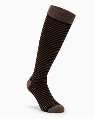 Lange warme Baumwollstrumpfhose Storm mit horizontalen Streifen