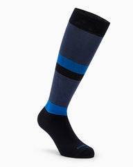 Lange warme Baumwollstrumpfhose Sasha mit Blockmuster