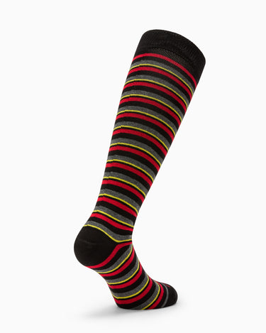 Calza lunga caldo cotone Ramirez con righe multicolor