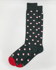 Calza lunga caldo cotone Noel fantasia natalizia
