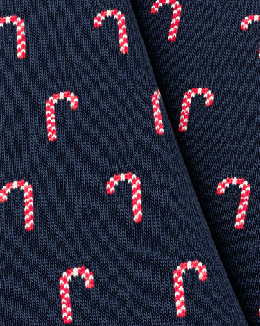 Chaussettes hautes en coton chaud Candy à motif de Noël