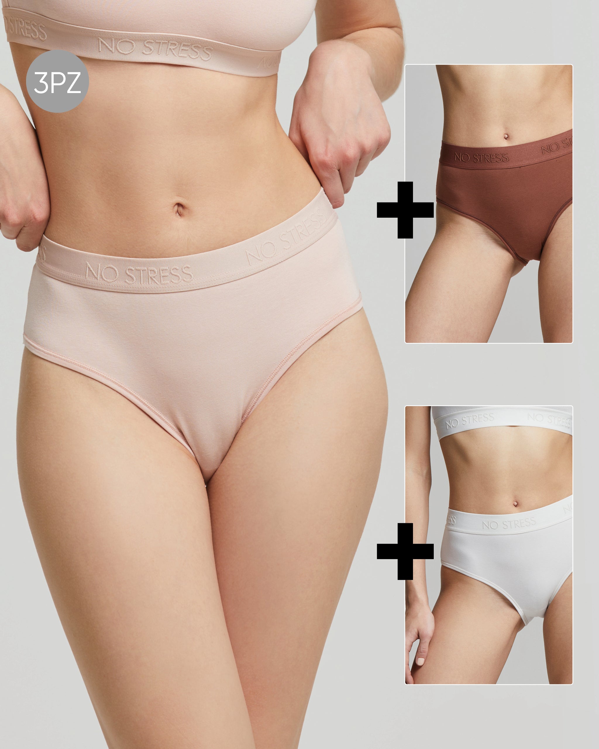 Confezione 3 Slip Donna 100% Cotone – Intimo Morbido E Traspirante – MK-ONESTOPSHOP