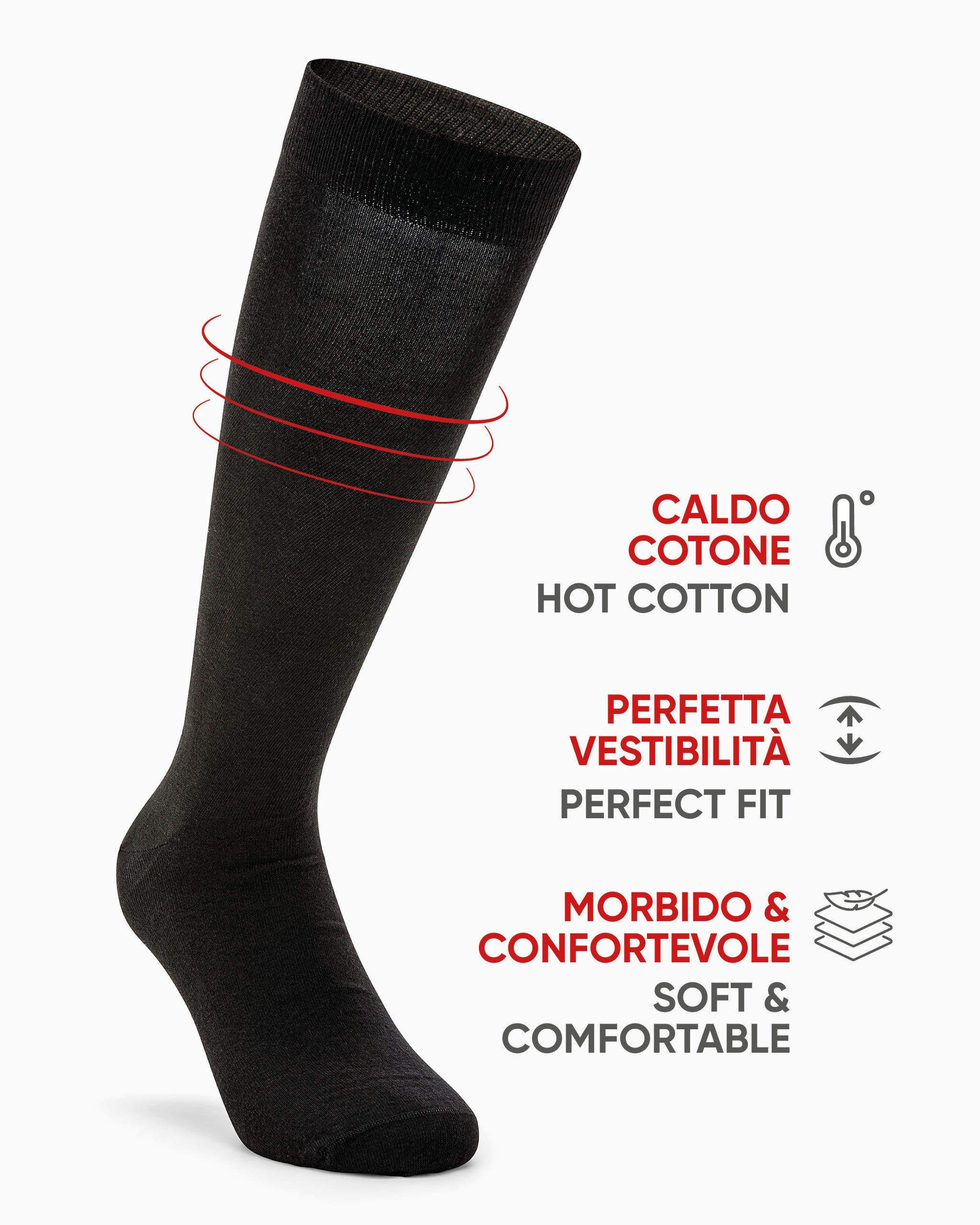 Gambaletti Compressione 40 Den Calze Compressione Graduata 40