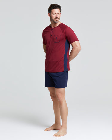 Pyjama court en coton Corrado