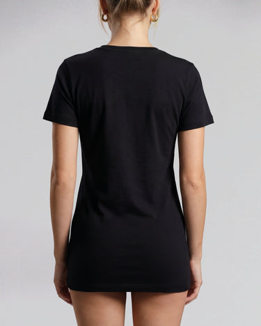 Camiseta mujer cuello redondo sin estrés algodón modal