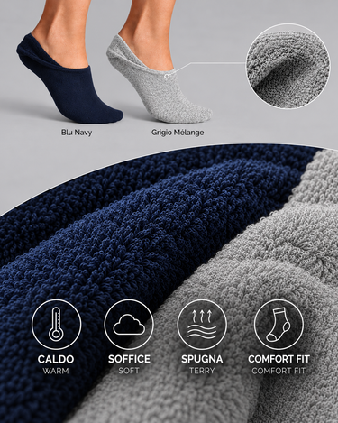 Assortiment de mini-chaussettes en coton avec intérieur en éponge douce, unisexe