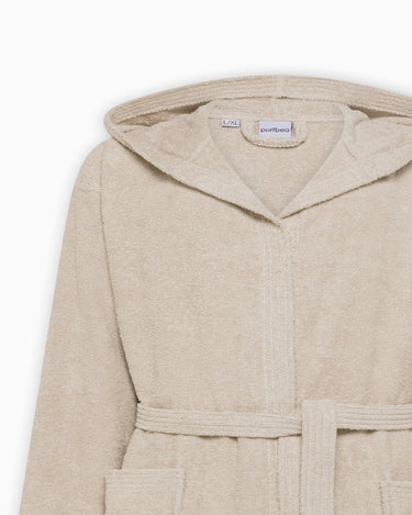 Unisex cotton bathrobe