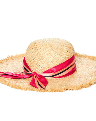 Pompea x Silvian Heach cappello in paglia