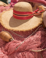 Pompea x Silvian Heach cappello in paglia