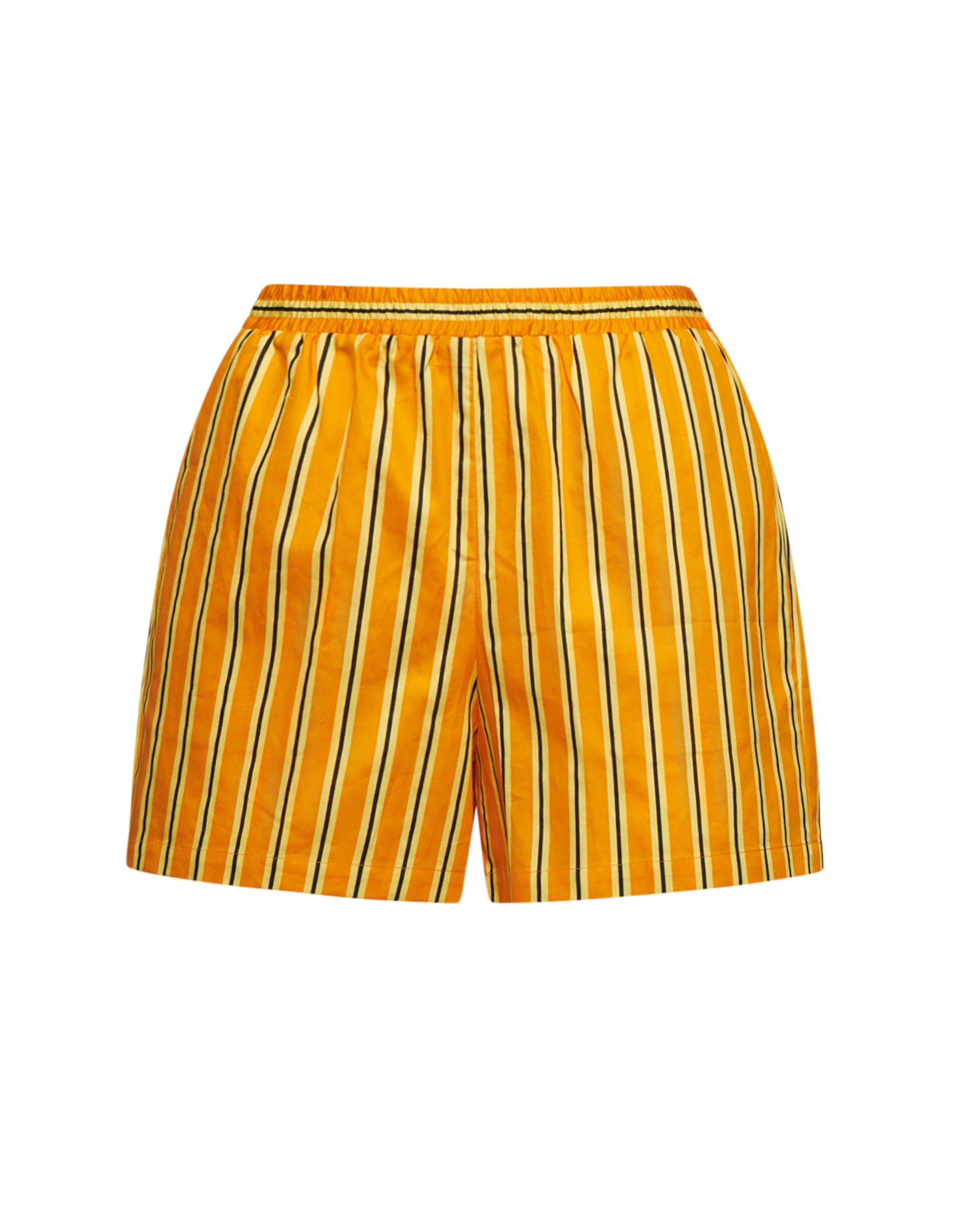 Pompea x Silvian Heach shorts con fantasia rigata