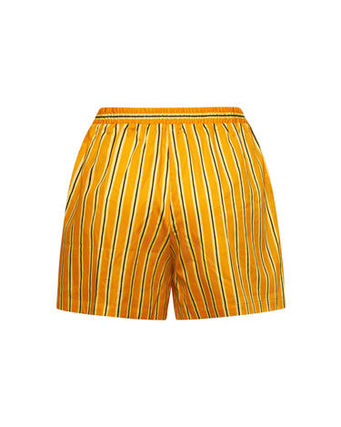 Pompea x Silvian Heach shorts con fantasia rigata