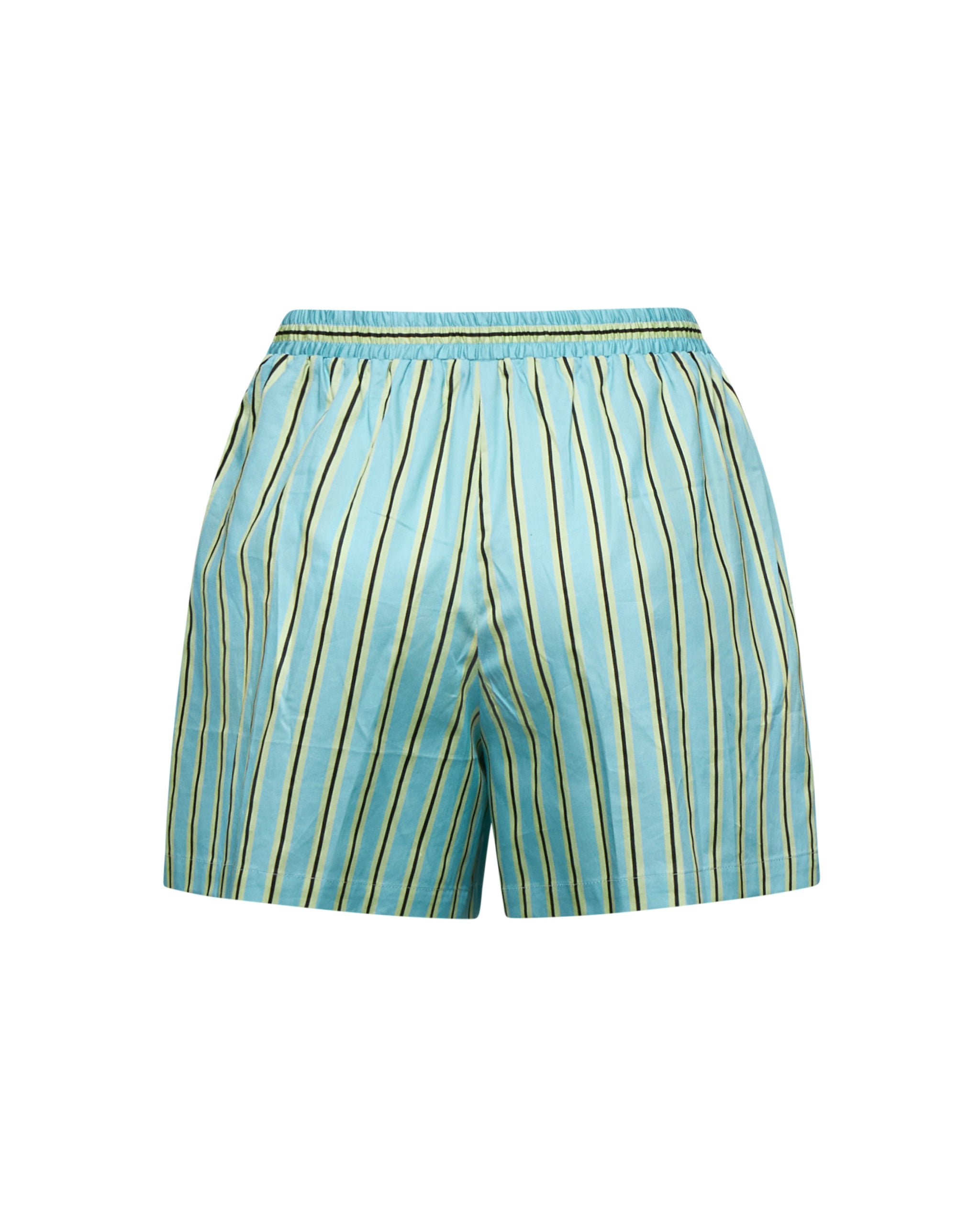 Pompea x Silvian Heach pantalones cortos con estampado a rayas
