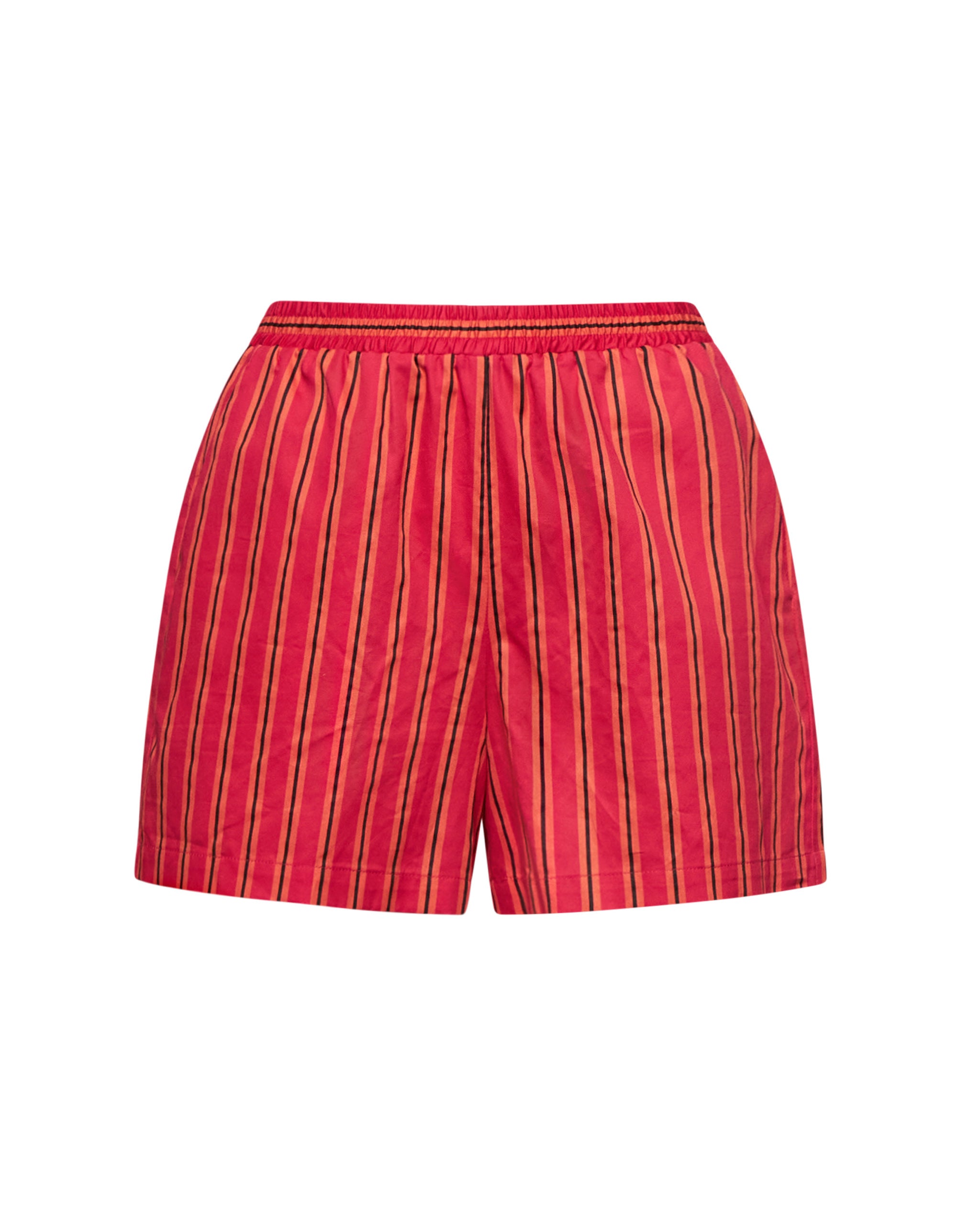 Pompea x Silvian Heach shorts con fantasia rigata