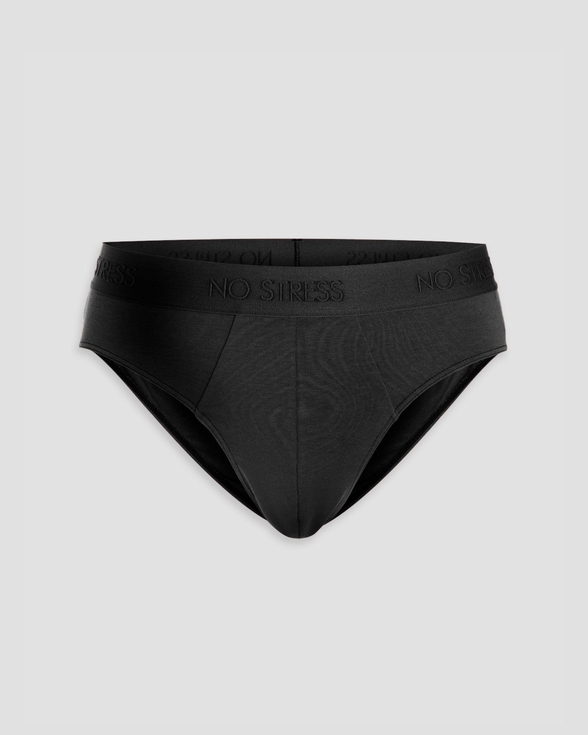 No Stress men's cotton modal briefs