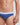 Slip homme en coton uni avec élastique rayé