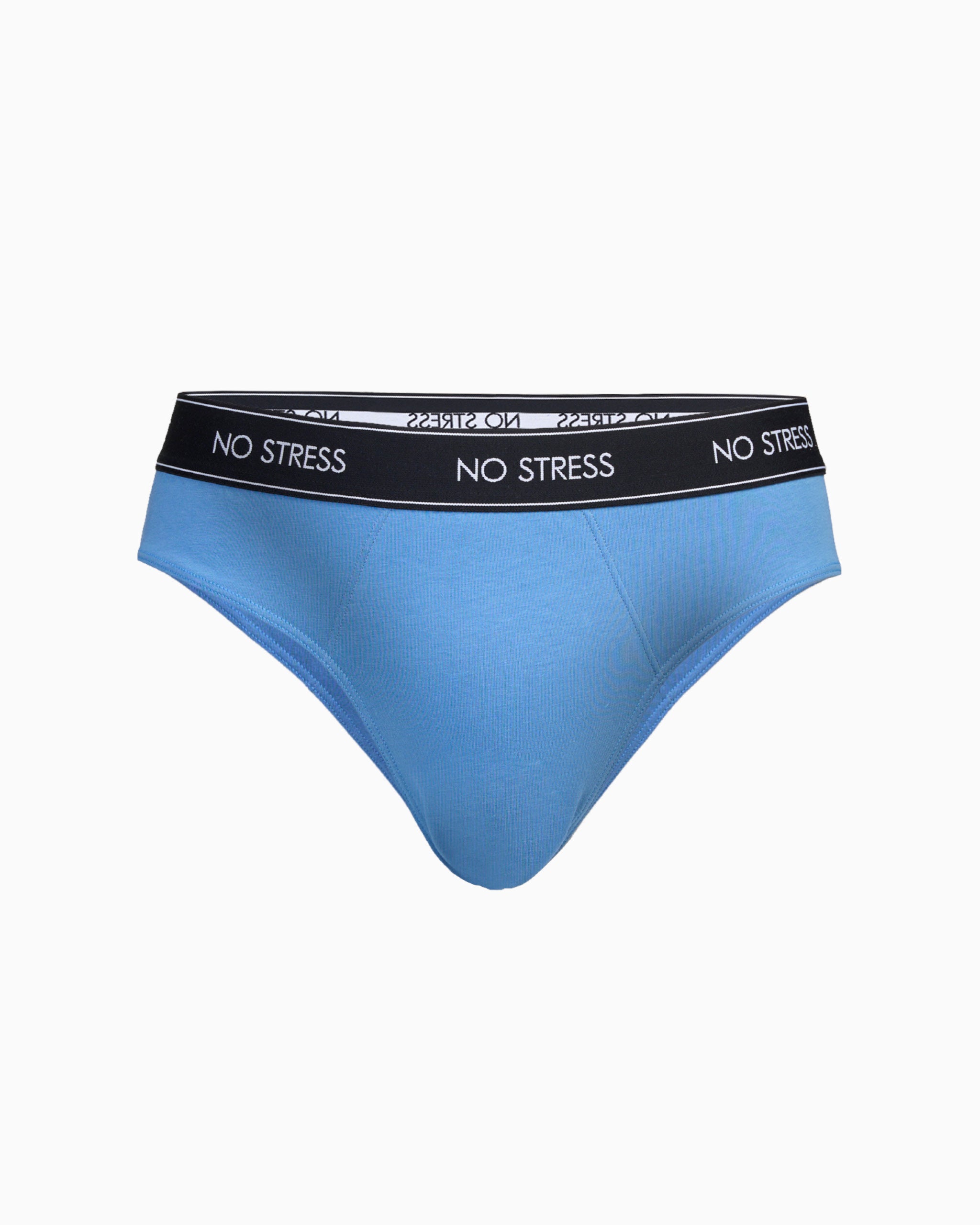 Slip no stress uomo cotone azzurro Pompea - Main Image