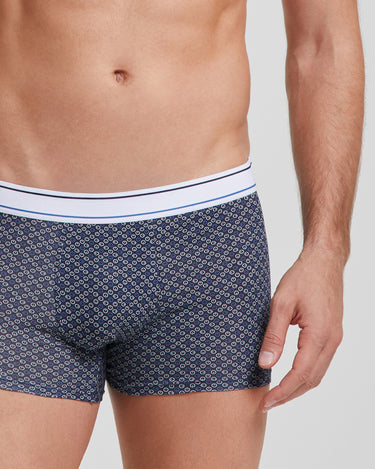 Boxer cotone con stampa micro On-Off