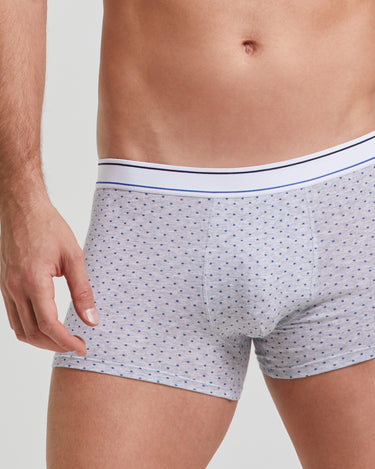 Boxer cotone con fantasia a pois