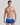 Boxer cotone tinta unita con elastico rigato