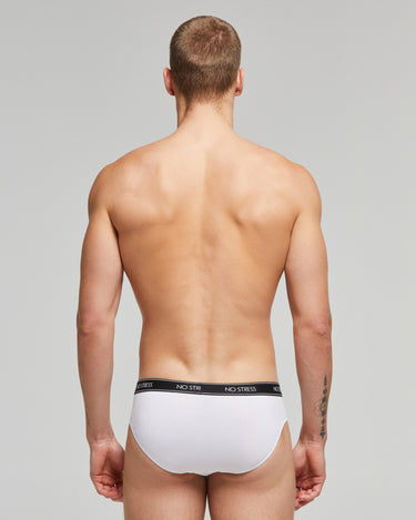 <b>Set completo</b> di 3 Slip uomo No Stress cotone organico