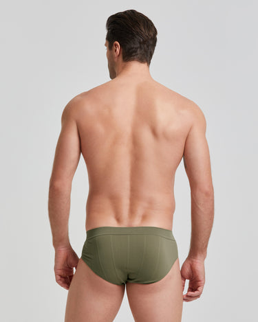 New moving men's seamless ribbed briefs