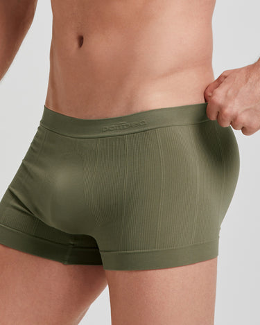New moving seamless ribbed boxer shorts