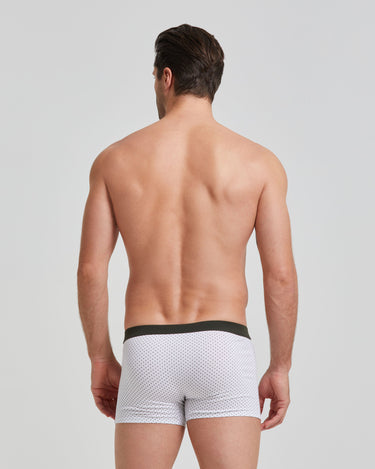Boxer en coton à motif à pois