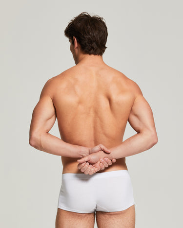 Eng anliegende Boxershorts aus elastischer Baumwolle