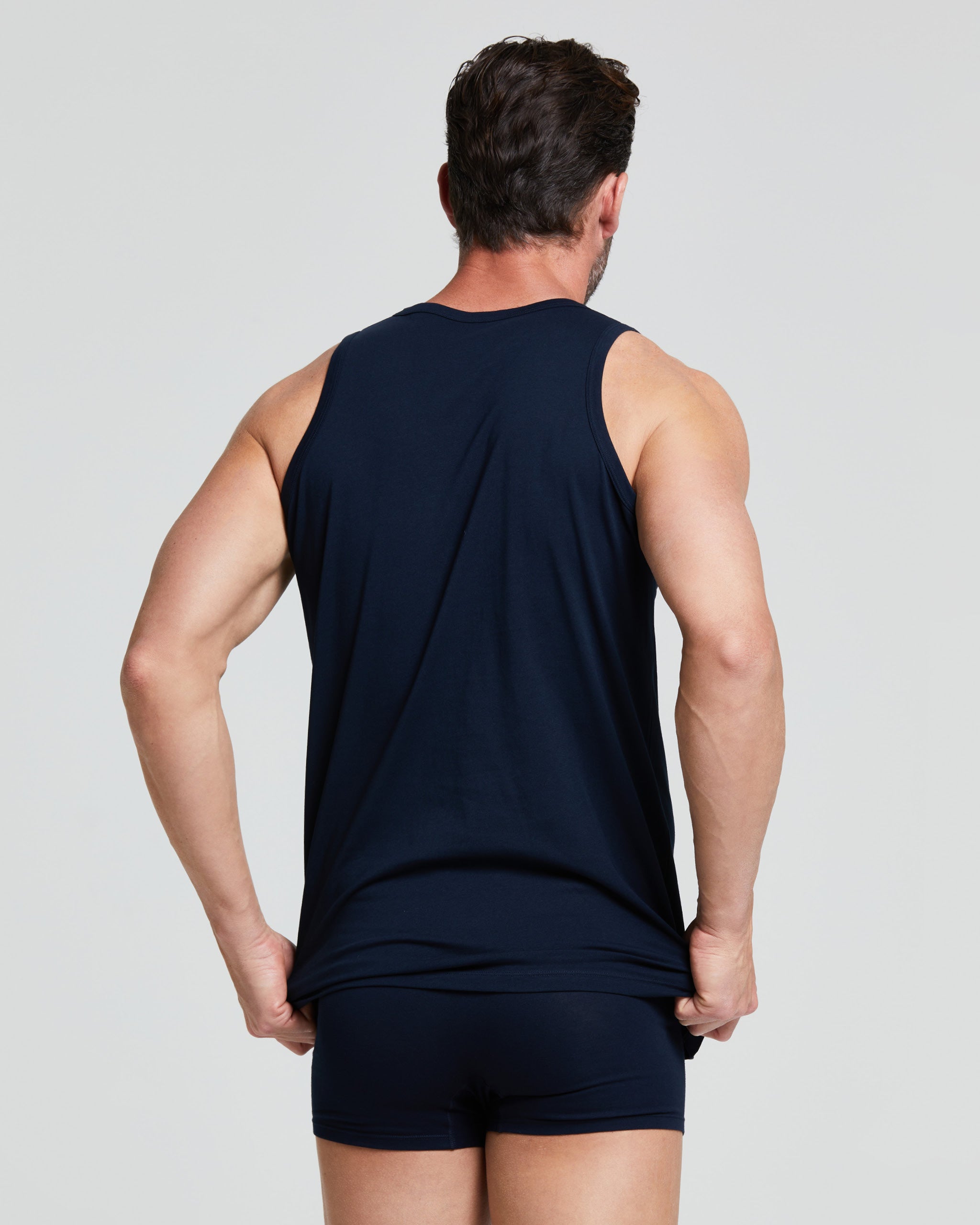 Cotton Planet Bio-Baumwoll-Tanktop mit weiten Schultern, bequeme Passform