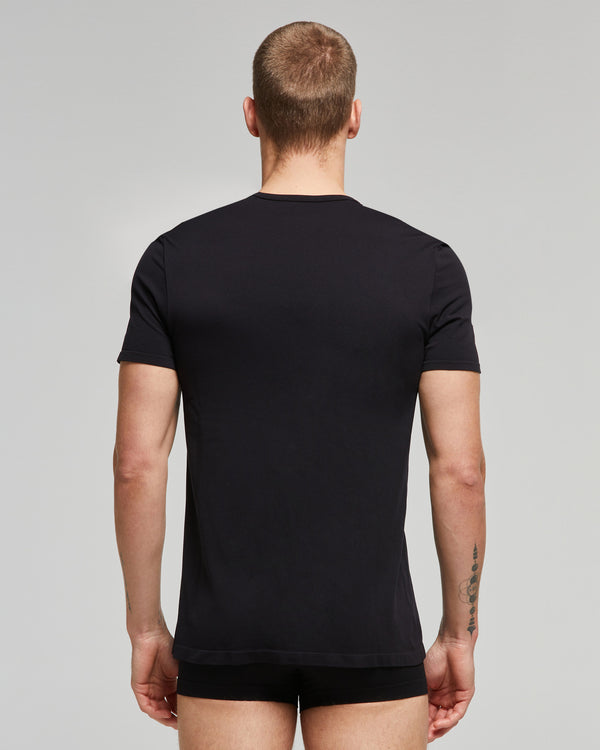 T-Shirt vests, excellent breathability, Seamless, black, Men's Underwear