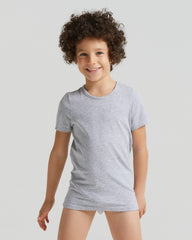 T-shirt col rond en coton bio pour garçon