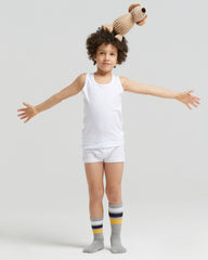 Jungen-Tanktop mit Rundhalsausschnitt aus Bio-Baumwolle