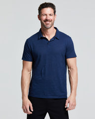 POLO DE ALGODÓN FLAMEADO PARA HOMBRE