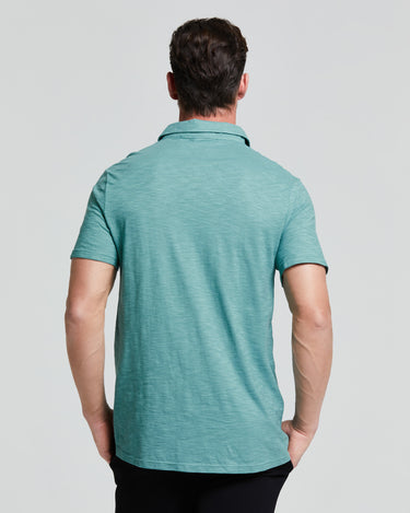 POLO DE ALGODÓN FLAMEADO PARA HOMBRE