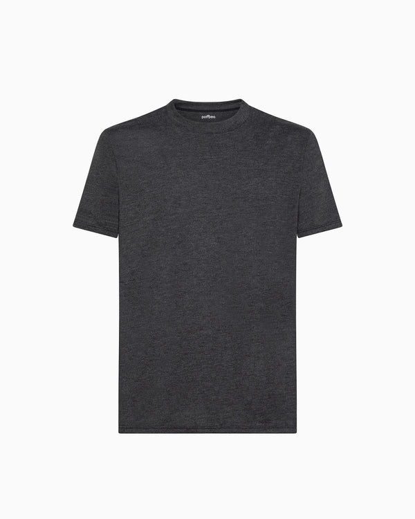 SHORT-SLEEVE CREW NECK SWEATER