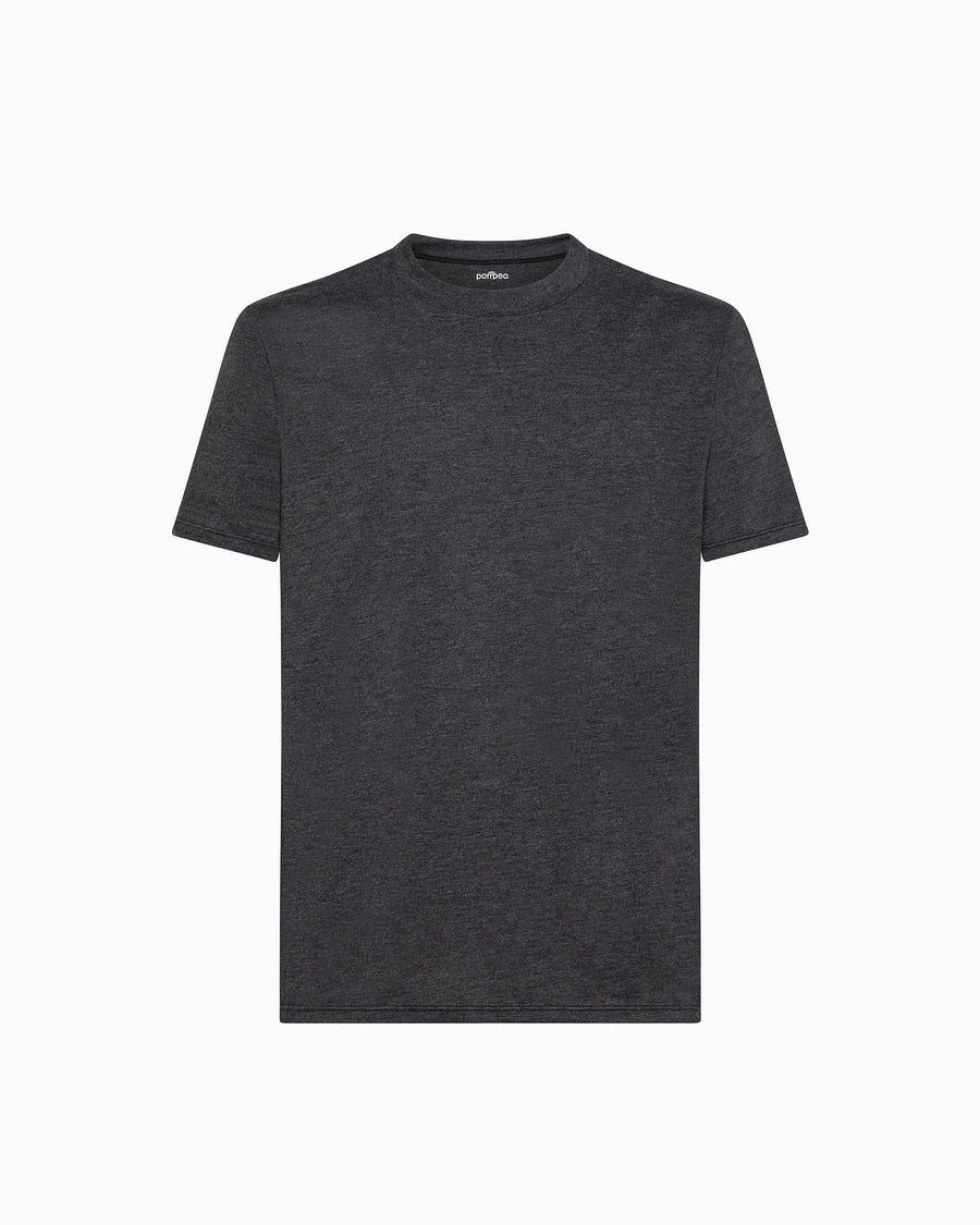 SHORT-SLEEVE CREW NECK SWEATER
