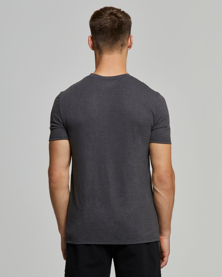 SHORT-SLEEVE CREW NECK SWEATER