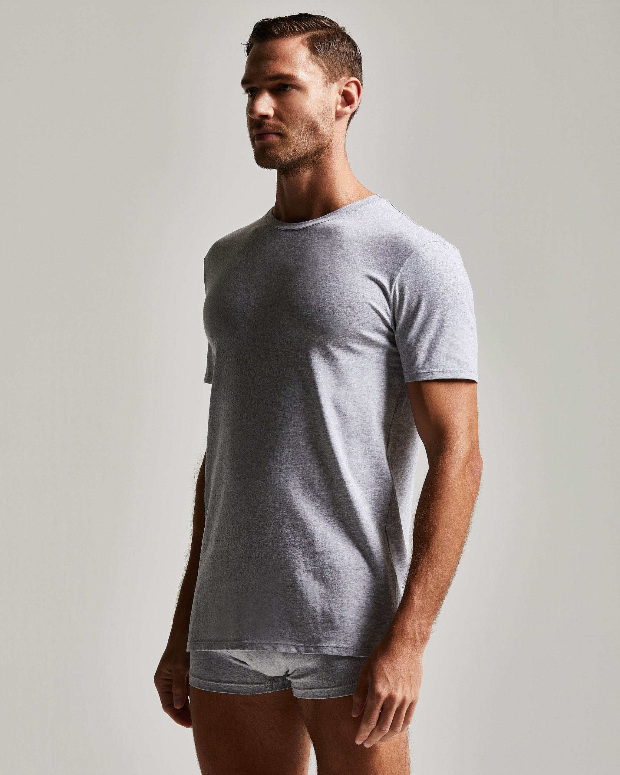 ORGANIC COTTON CREW-NECK T-SHIRT WITH REGULAR FIT