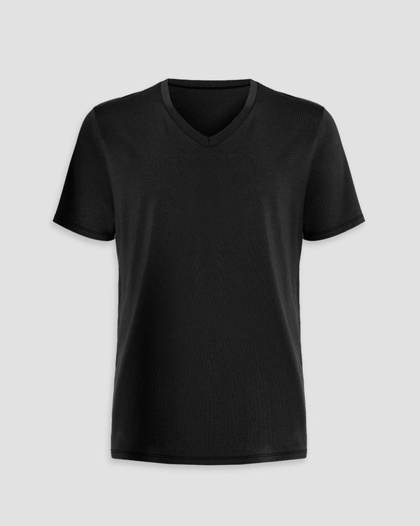 T-Shirt no stress en coton modal col V